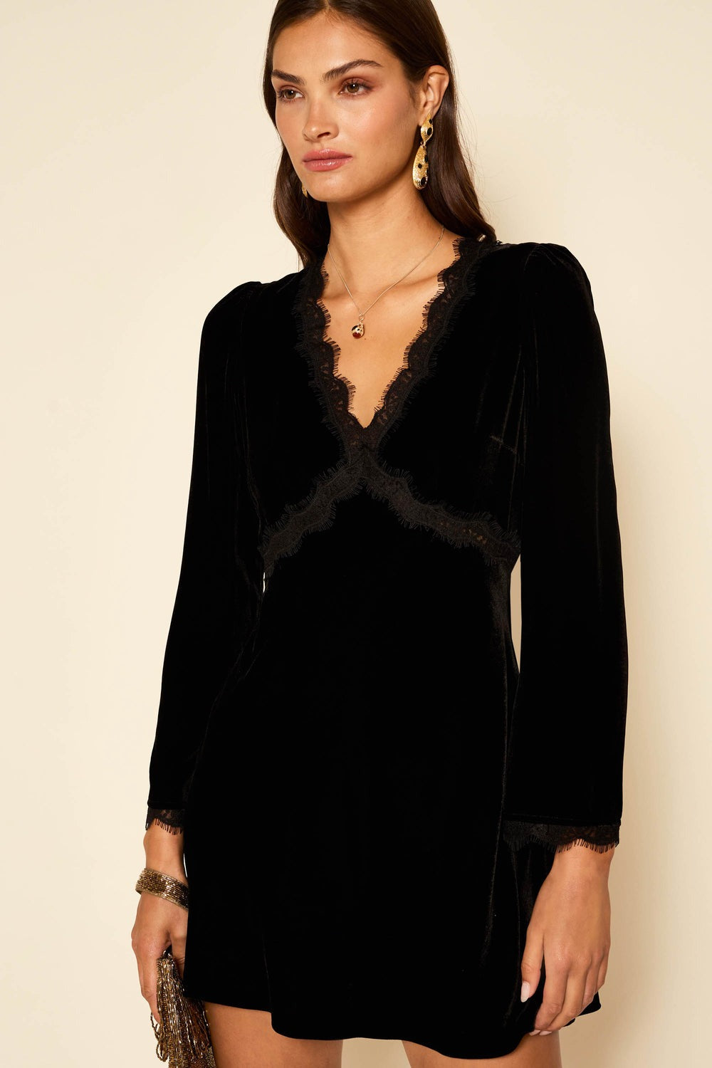 Macie Velvet Mini Dress