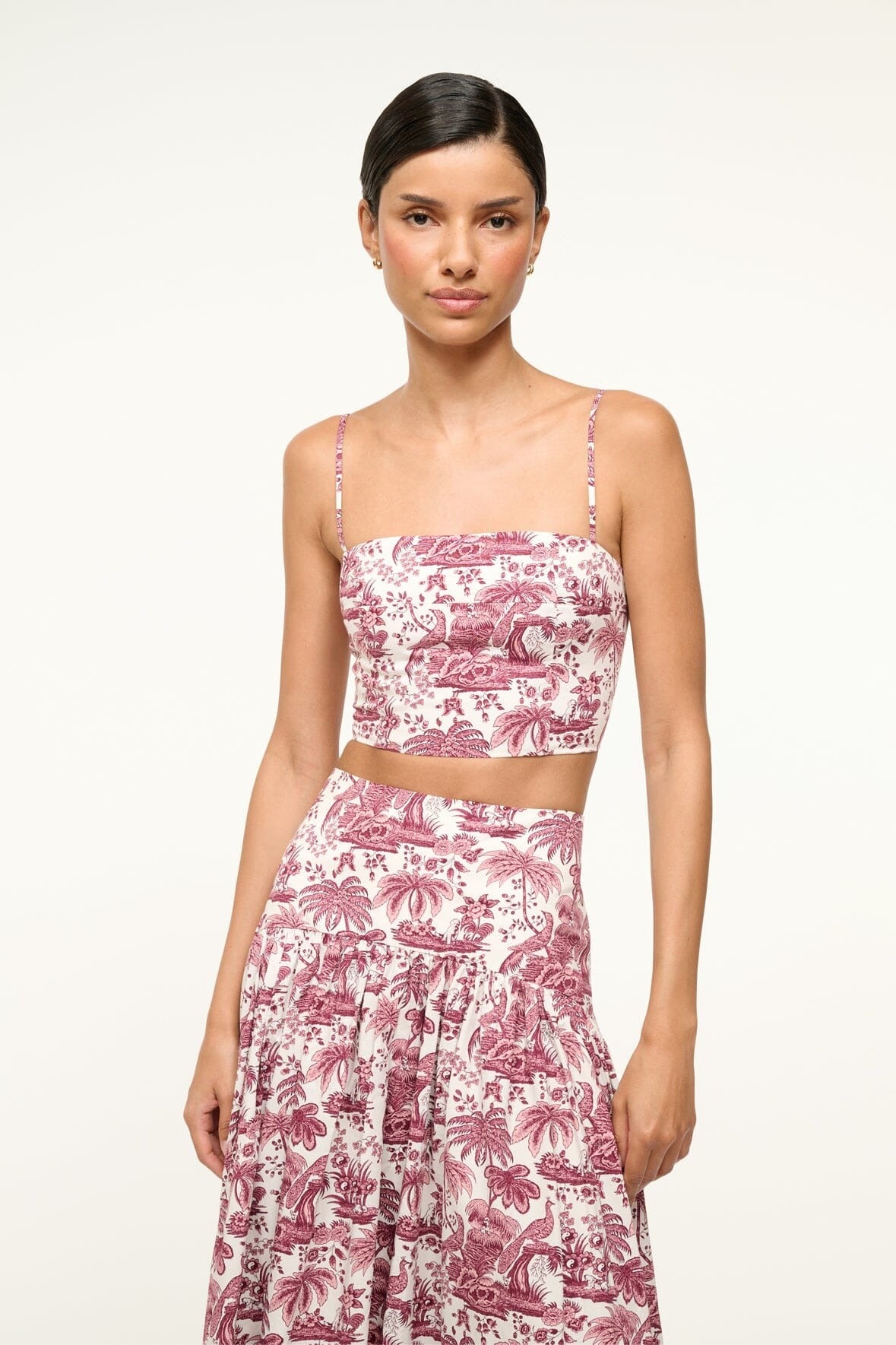 Federico Tank Bordeaux Toile
