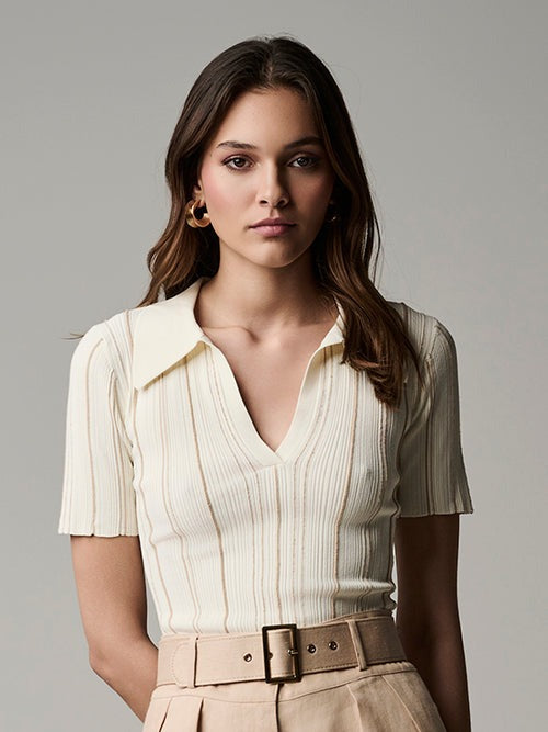 Daisy Knit Polo