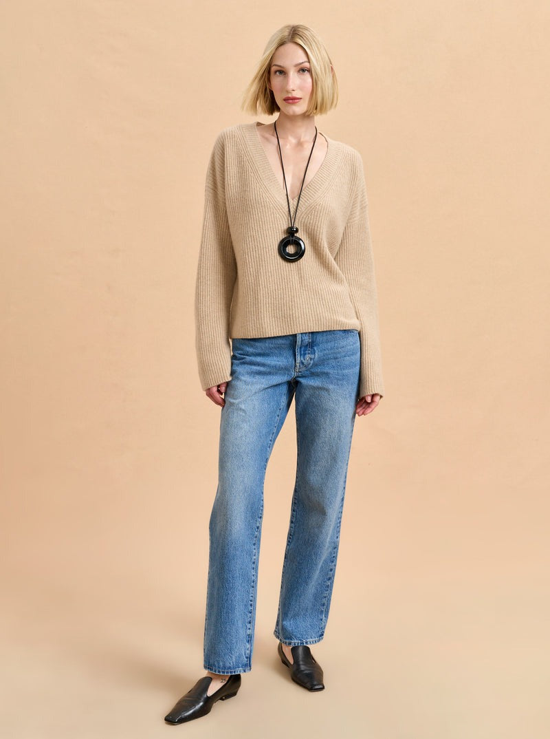 Mini Toujours V Neck Sweater