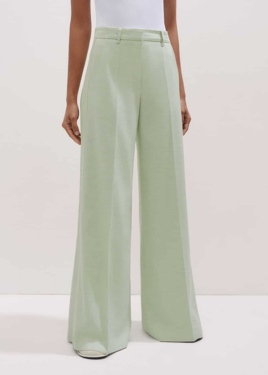 Wide Leg Tailored Trouser