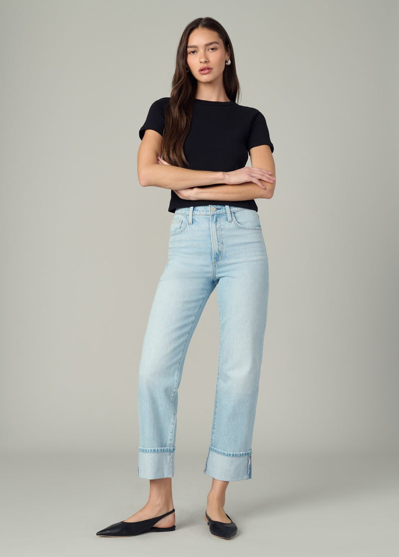 THE MARGOT
HIGH RISE CUFFED STRAIGHT