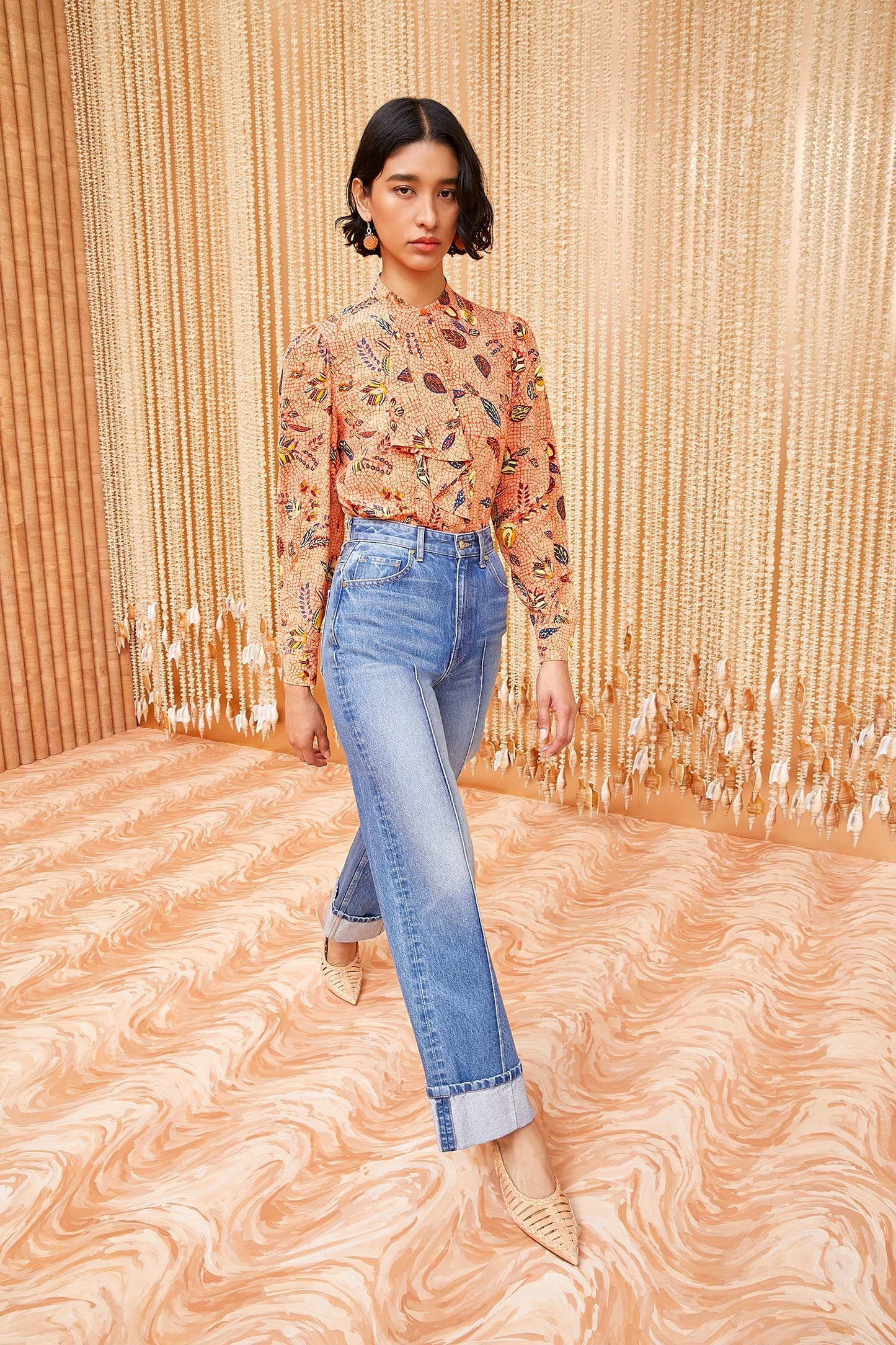 The Genevieve Jean
Wide Leg Cuffed