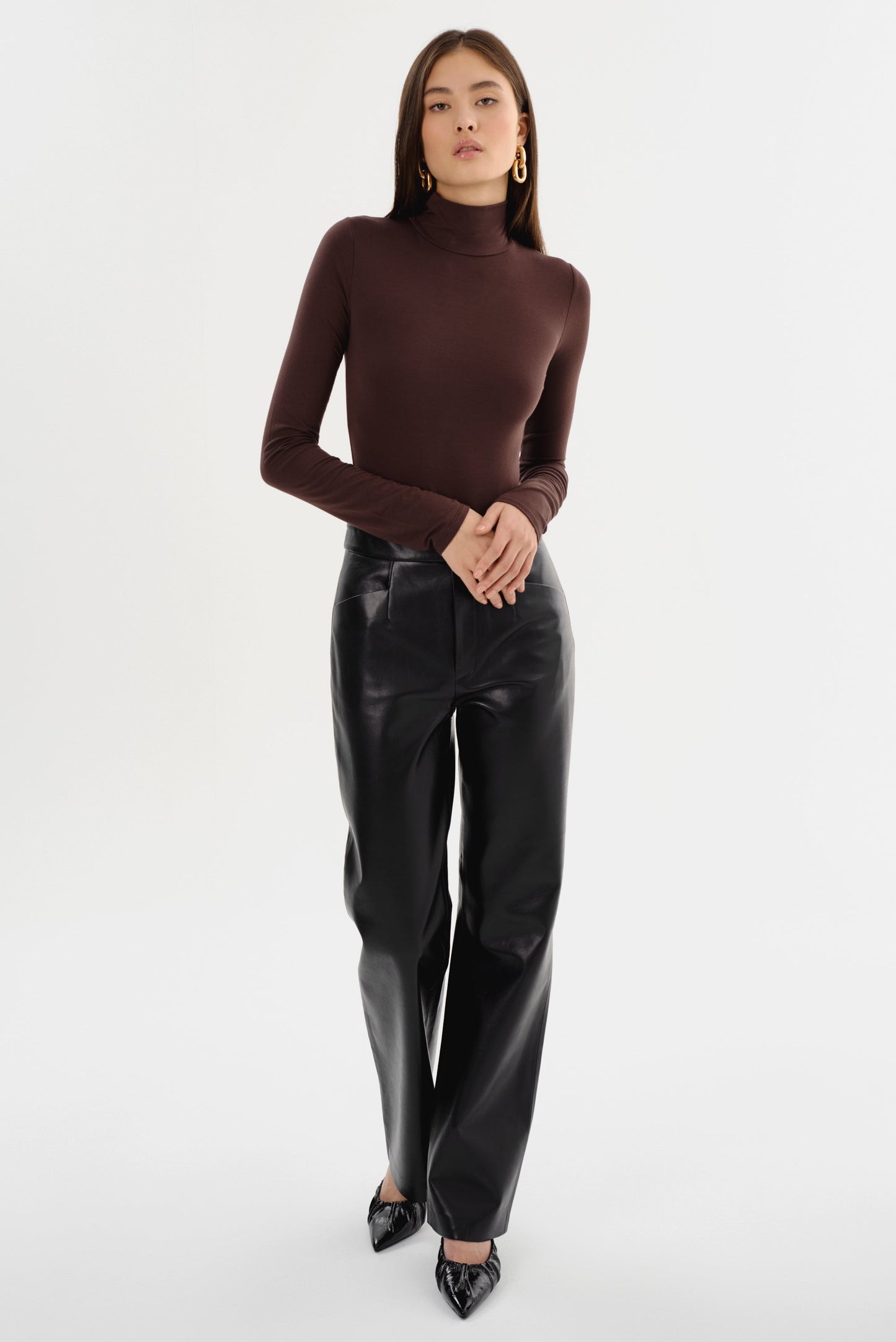 Imani Recycled Leather Trousers