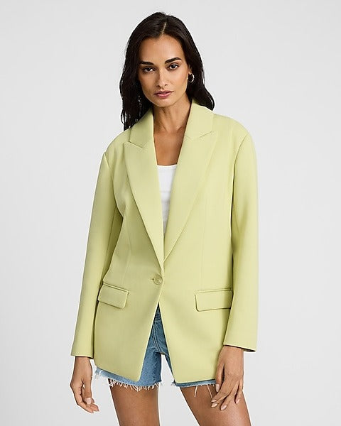Oversized Scuba Blazer