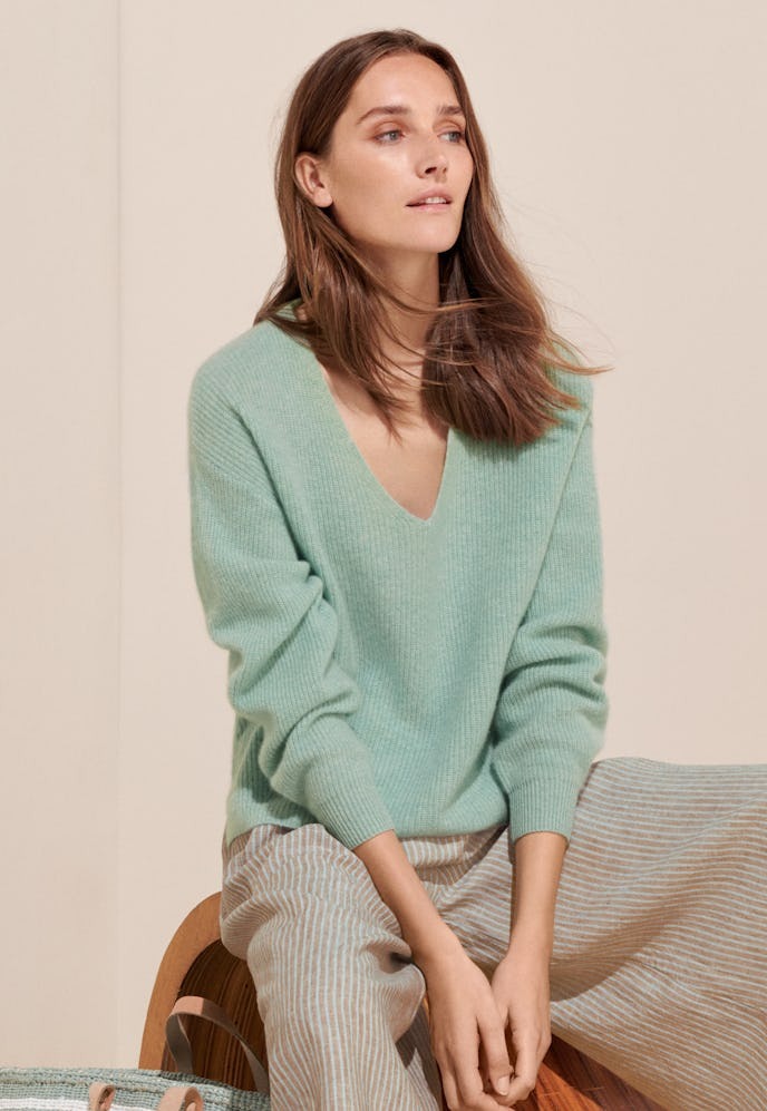 V-neck sweater