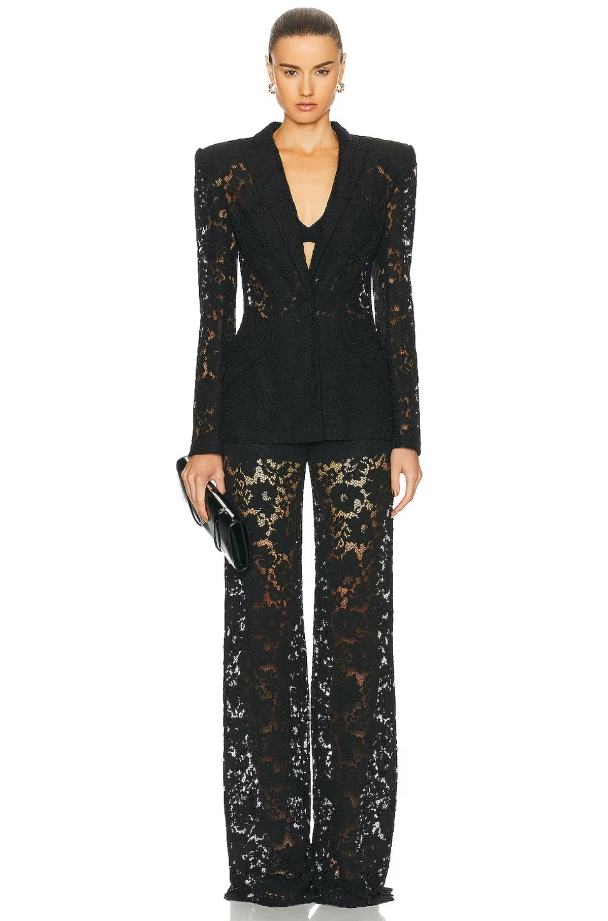 London Lace Flared Pants