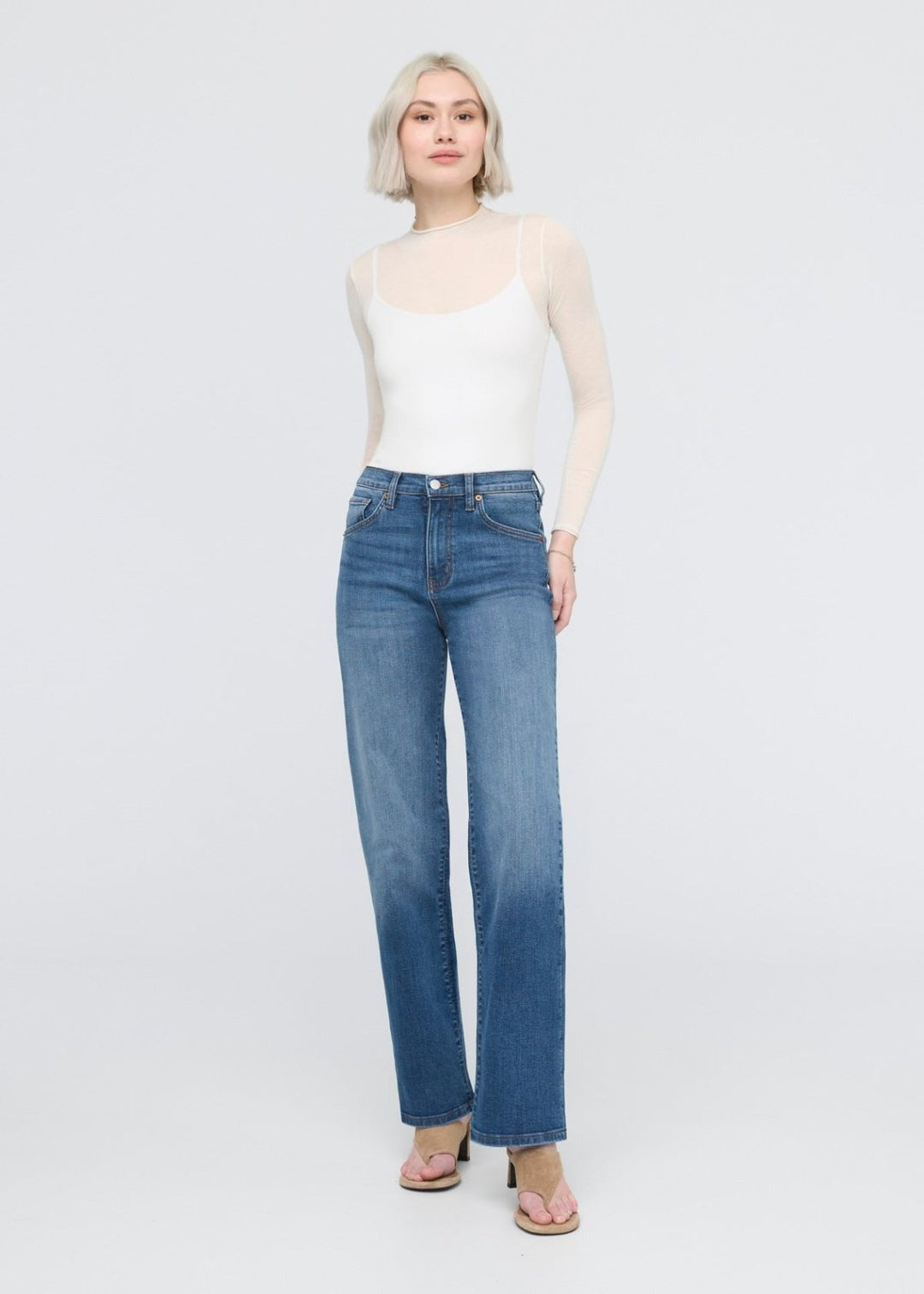 Performance Denim+ High Rise Straight
