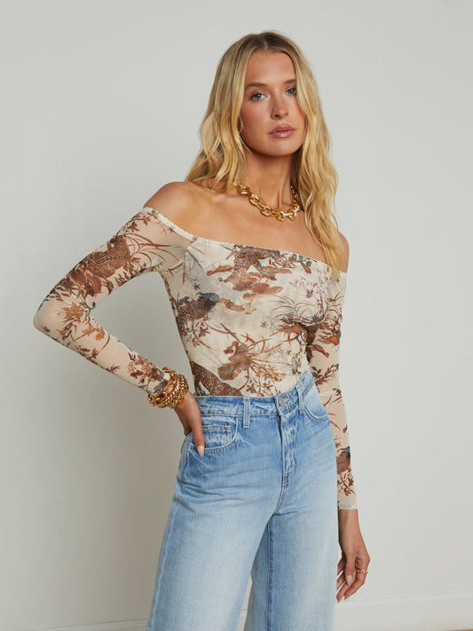Peonie Off-The-Shoulder Bodysuit